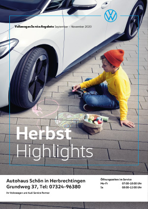 Volkswagen Service-Angebote Herbst 2019 – Autohaus Schön